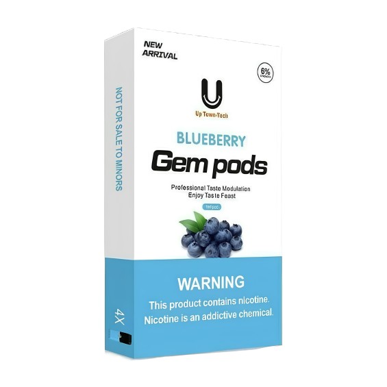 Blueberry Gem Pods Kartuş Kutusu - 4'lü Paket - Yeni Geliş