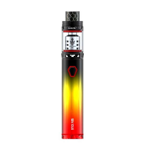 Smok Stick P25 Pod Mod, Siyah-Kırmızı-Sarı Degrade Renk, Vape Kalem