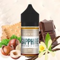 Sapphire Black Yogo Salt Likit, çikolata, fındık ve vanilya aromalı premium e-liquid.