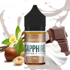 Sapphire Charlotte E Likit: Çikolata, Fındık ve Vanilya Aromalı Premium Likit