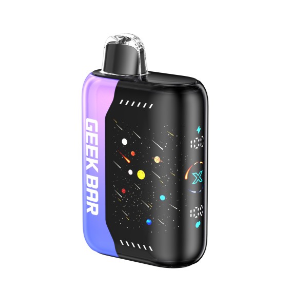 Geek Bar Pulse X 25000 Kullan At Siyah Uzay Temalı Dijital Ekranlı