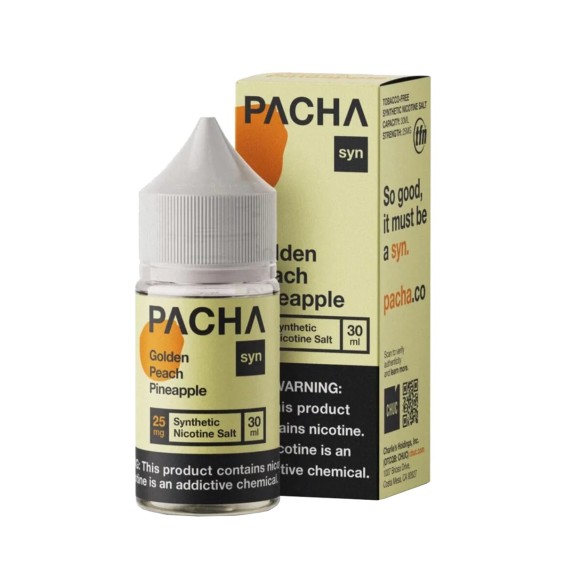 Pacha Mama Golden Peach Pineapple Salt Likit 25mg 30ml
