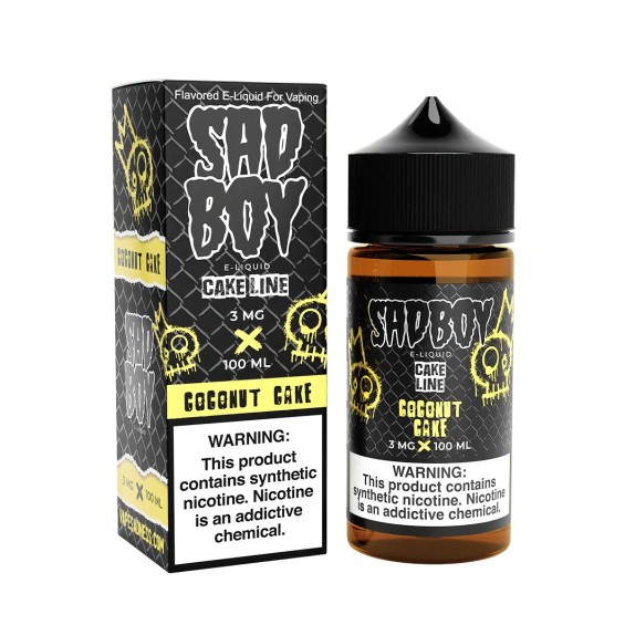 Sadboy Cake Line Coconut Cake E Likit 100ml 3mg Nikotinli