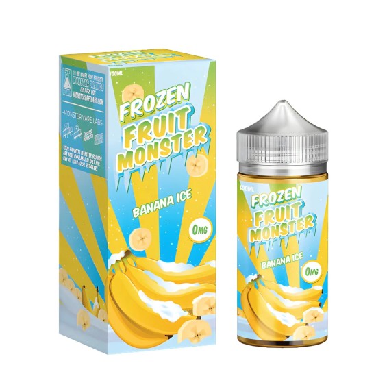 Frozen Fruit Monster Banana Ice Salt Likit 100ml Kutu ve Şişe Seti