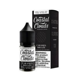 Coastal Clouds Caramel Brulee Salt Likit 30ml (Siyah Beyaz Paket)