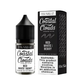 Coastal Clouds Iced Red White Berry Salt Likit