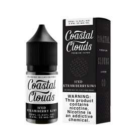 Coastal Clouds Iced Strawberry Kiwi Salt Likit 30ml 35mg