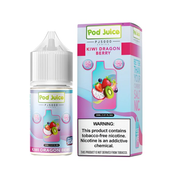 Pod Juice PJ5000 Kiwi Dragon Berry Salt Likit | Pod Juice Pod