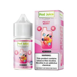 Pod Juice PJ5000 Şeftali Berry Salt Likit 30ml 55mg.