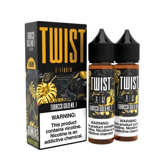 Twist Tobacco Gold No.1 E Likit 60ml Nikotinli Tütün Aromalı Likit