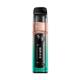 Smok RPM C Pod Mod, Rose Gold-Yeşil Degradeli, Dijital Ekranlı Elektronik Sigara