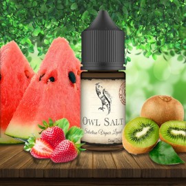 Owl Salt Likit Karpuz Çilek Kivi Aromalı Salt Likit Şişesi