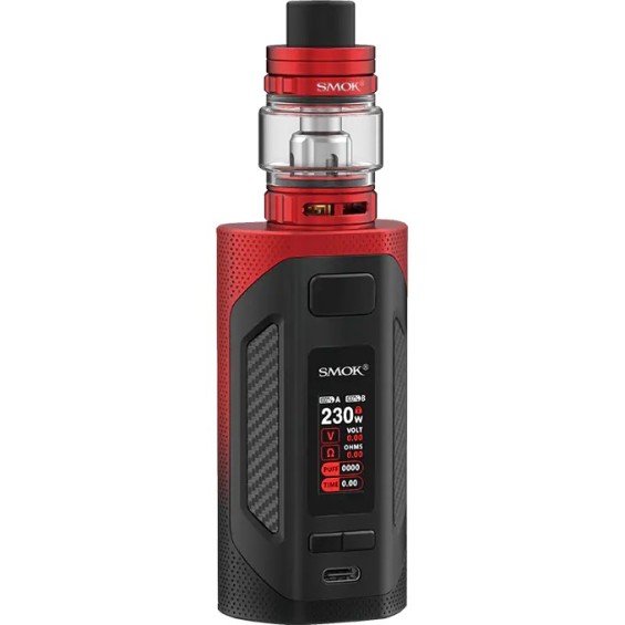 Smok Rigel Pod Mod Kırmızı Siyah, 230W Dijital Ekranlı Elektronik Sigara