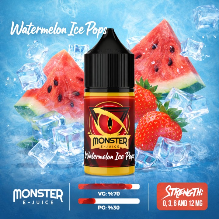Monster Watermelon Ice Pops E-Likit