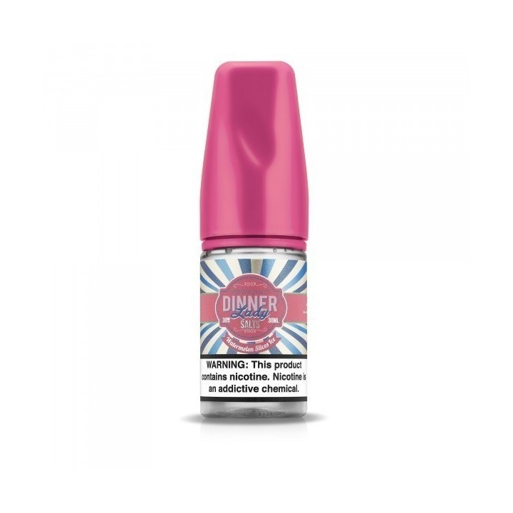 Dinner Lady Watermelon Slices Salt Likit pembe kapaklı 30ml şişe