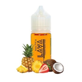 Saltica Lava Salt Likit (Çilek, Ananas, Hindistan Cevizi) Meyveli E-Likit